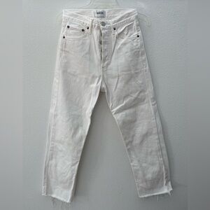 AGOLDE 90s crop jean (White, size 23)